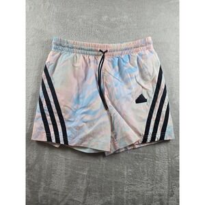 Adidas Future Icons Shorts Mens S Pastel Marble Print Mesh Lined IC8251